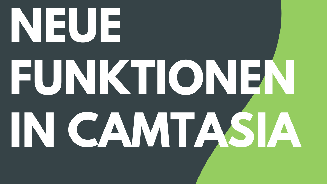 Neue Funktionen in Camtasia 2025