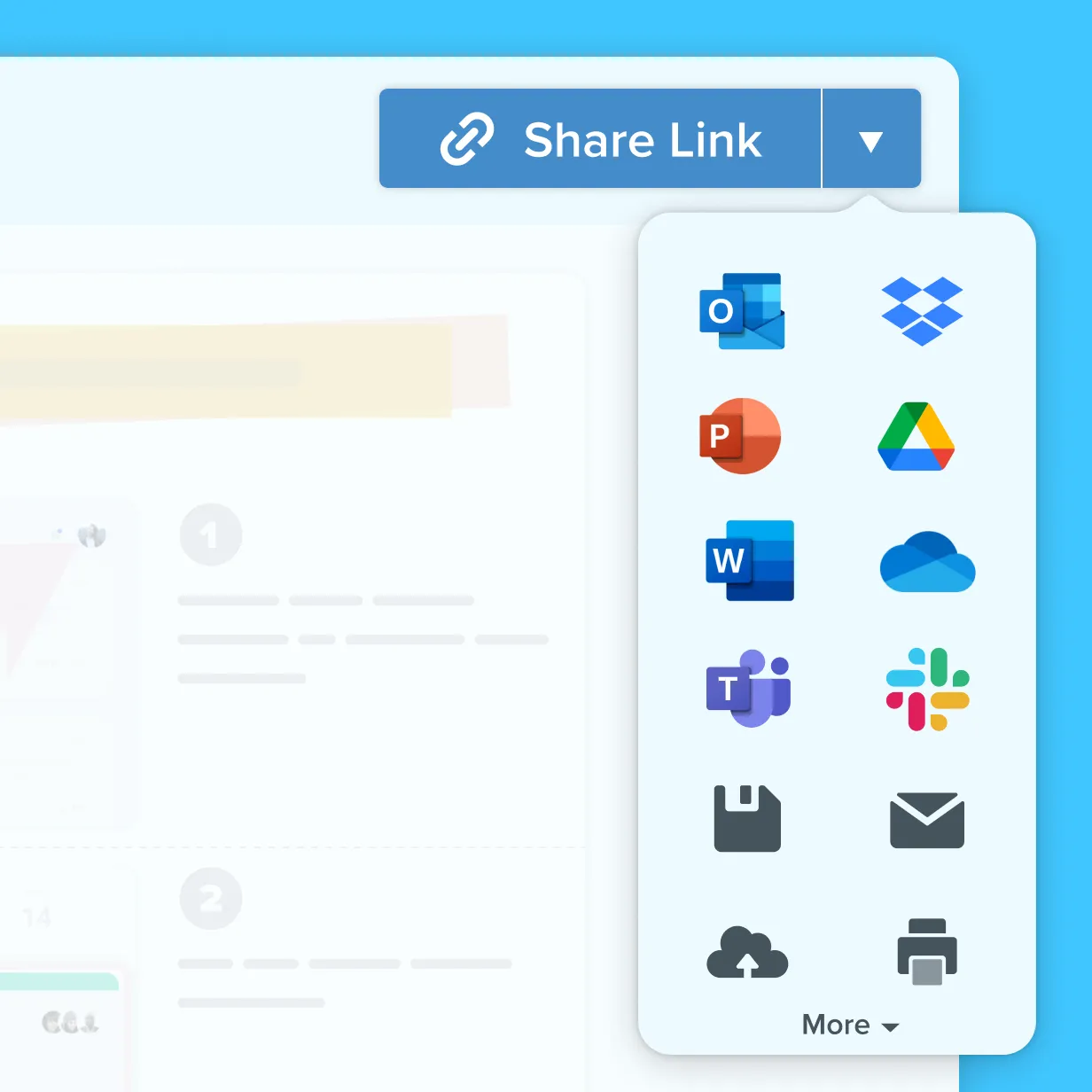 sharing options in snagit